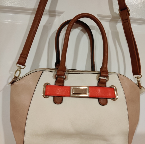 Call It Spring Crossbody Purse Beige and Tan - Picture 2 of 5